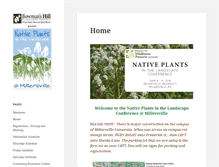 Tablet Screenshot of millersvillenativeplants.org